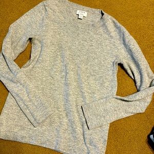 JCrew grey sweater